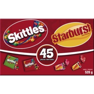 Skittles And Starburst Fun Size Candy Confections