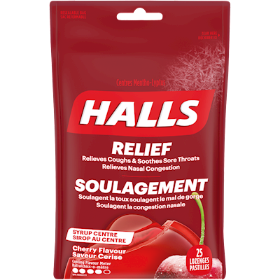 Halls Centres Bag Cherry 25pc