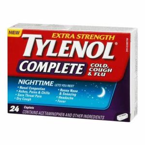 Tylenol Complete Cold, Cough & Flu Extra Strength Night Tablets