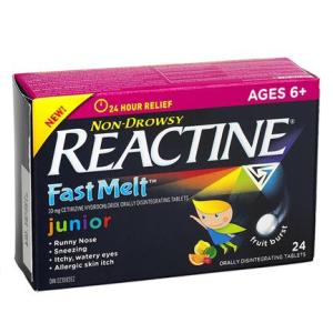 Reactine Allergy Junior Fast Melt Tablets