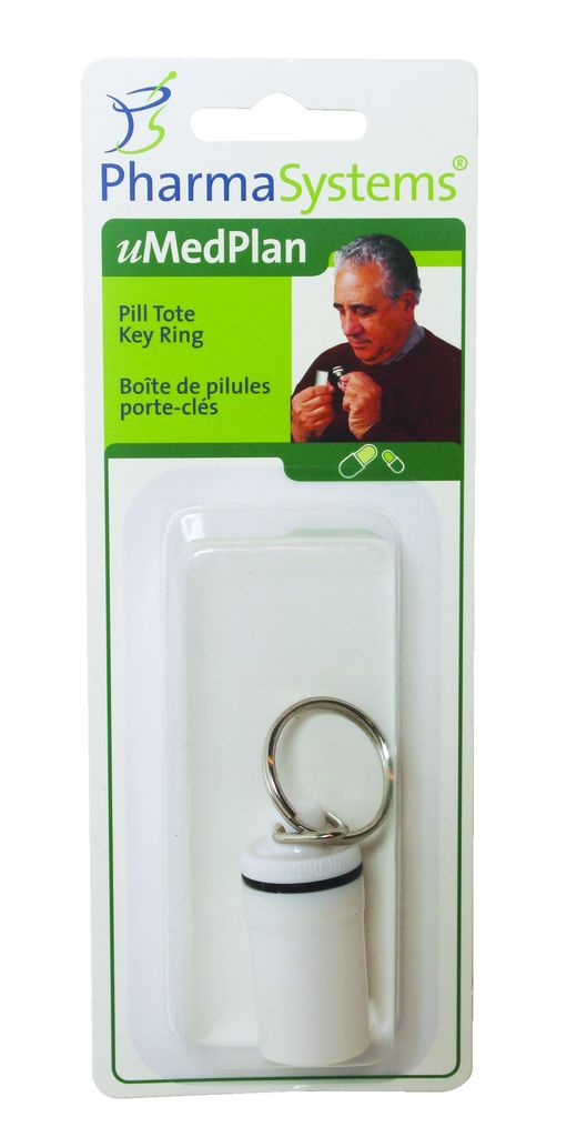 Pharmasystems Pill Tote Key Ring Dosettes and Pill Boxes