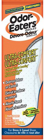 Odor-eaters Odor Eaters Ultra-comfort Insoles 3-pk 3.0 Pr Insoles, Arch and Heel Supports