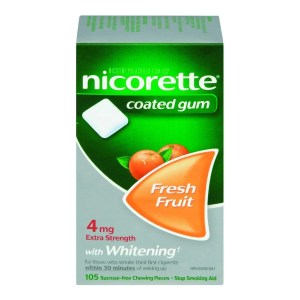 Nicorette Gum, Fresh Fruit, 4mg