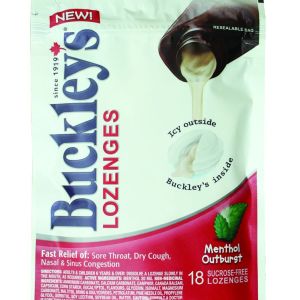 Buckleys Buckley’s Cough Lozenges Menthol Outburst 18 Lozenges Mint 18.0 Capsules Cough and Cold