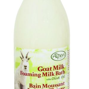 Alpen Secrets Goat Milk Foaming Milk Bath with Olive Oil, 28.7 Fluid Ounce Skin Care