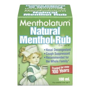 Mentholatum Mentholatum Natural Menthol Rub 100.0 Ml Hand And Body Care