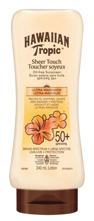 Hawaiian Tropic Sheer Touch Ultra Radiance Lotion Sunscreen Spf 50