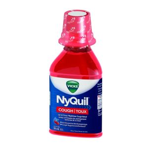 Vicks Nyquil Cough Cherry Flavour Liquid Cough and Cold