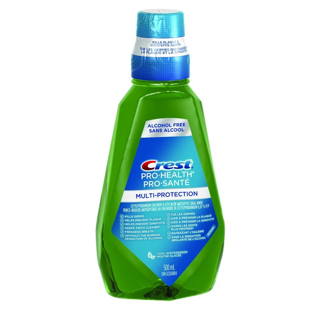 Crest Crest Prohealth Multiprotection Alcohol Free Mouthwash, Cool