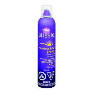 Aussie Sun Touched Shine Aerosol Hairspray Hair Care