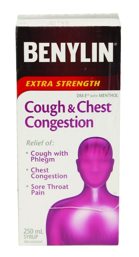 Benylin Extra Strength Cough & Chest Congestion Syrup Cough, Cold and Flu Treatments