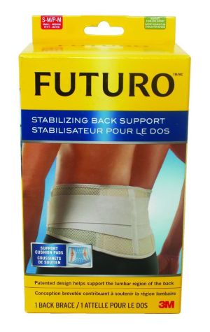 Futuro Support Stabilisateur Pour Le Dos, P/m Noir P/m