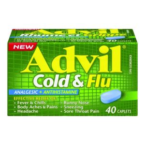 Advil Cold And Flu Caplet Analgesics and Antipyretics