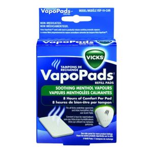Vicks Vapopads Refill Pads Soothing Menthol Vapors 6 Pads Air Purifiers and Humidifiers