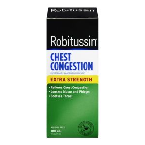 Robitussin Robitussin Mucus & Phlegm Syrup Cherry Flavour Extra Strength 100 Ml 100.0 Ml Cough and Cold