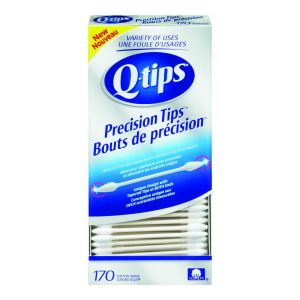 Q-tips Precision Tips Cotton Swabs 170 Count Cotton Balls and Swabs