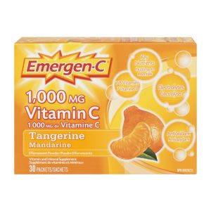 Emergen C Emergen-c Vitamin C & Mineral Supplement Fizzy Drink Mix, Tangerine Vitamins And Minerals