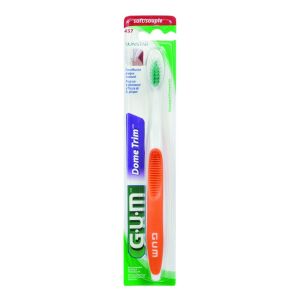 Gum Dome Trim Toothbrush Compact Soft Oral Hygiene