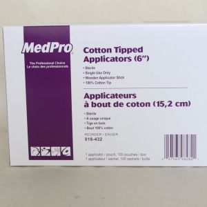 Medpro Cotton Tipped Applicators – 6 Inches Wound Care