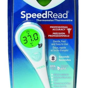 Vicks SpeedRead Digital Thermometer with Fever Insight Home Health Care