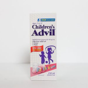 Children’s Advil Suspension Dye-free Bubble Gum Analgesics
