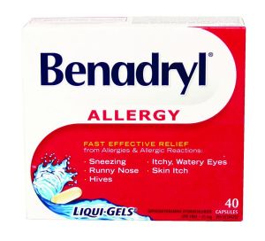 Benadryl Allergy Liqui-gels Caps 40's