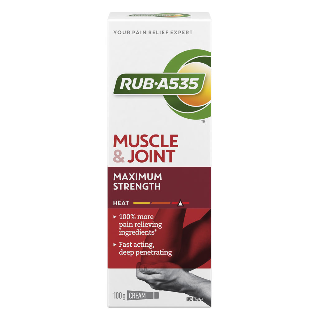 Ruba535 Rub A535 Muscle & Joint Pain Relief Heat Cream, Maximum Strength