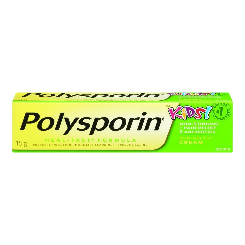 Polysporin Antibiotic Cream For Kids, First Aid Care, 15g CTC Health