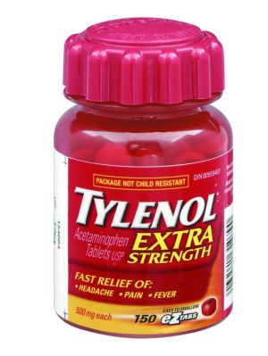 Tylenol Extra Strength 500mg Eztabs, 150 Count