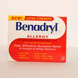 Benadryl Extra Strength 50mg Antihistamines