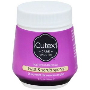 Cutex Sponge Polish Remover Twist & Scrub 52 Ml Manicure and Pedicure