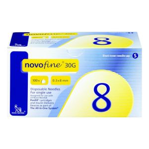 Novofine Needles 30g X 8mm 100 Pk Insulin Needles, Pen Needles and Syringes