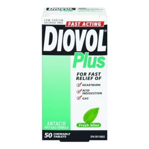 Diovol Plus Mint 50tb Antacids and Digestive Support