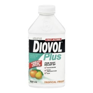 Diovol Plus Liquid Antacids and Digestive Support