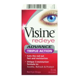 Visine Advance Triple Action Red Eye Drops Eye Preparations