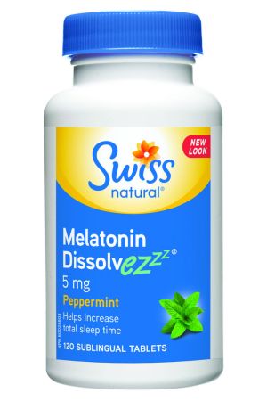 Swiss Melatonin Dissolvezzz 5 Mg Peppermint Sublingual Tablet 120.0 Tab