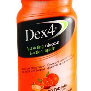 Dex4 Glucose Tablets Orange Hypoglycemia Treatments