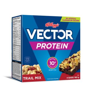 Kellogg's Vector Protein Bars, Trail Mix, 160g, 4 Bars