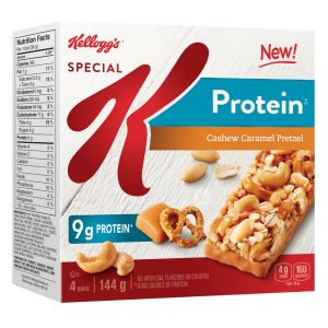 Kellogg’s Special K Protein Bars – Cashew Caramel Pretzel, 144G Food & Snacks