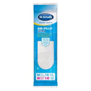 Scholl Air Pillo Ultra Insoles 1.0 Pr Insoles, Arch and Heel Supports
