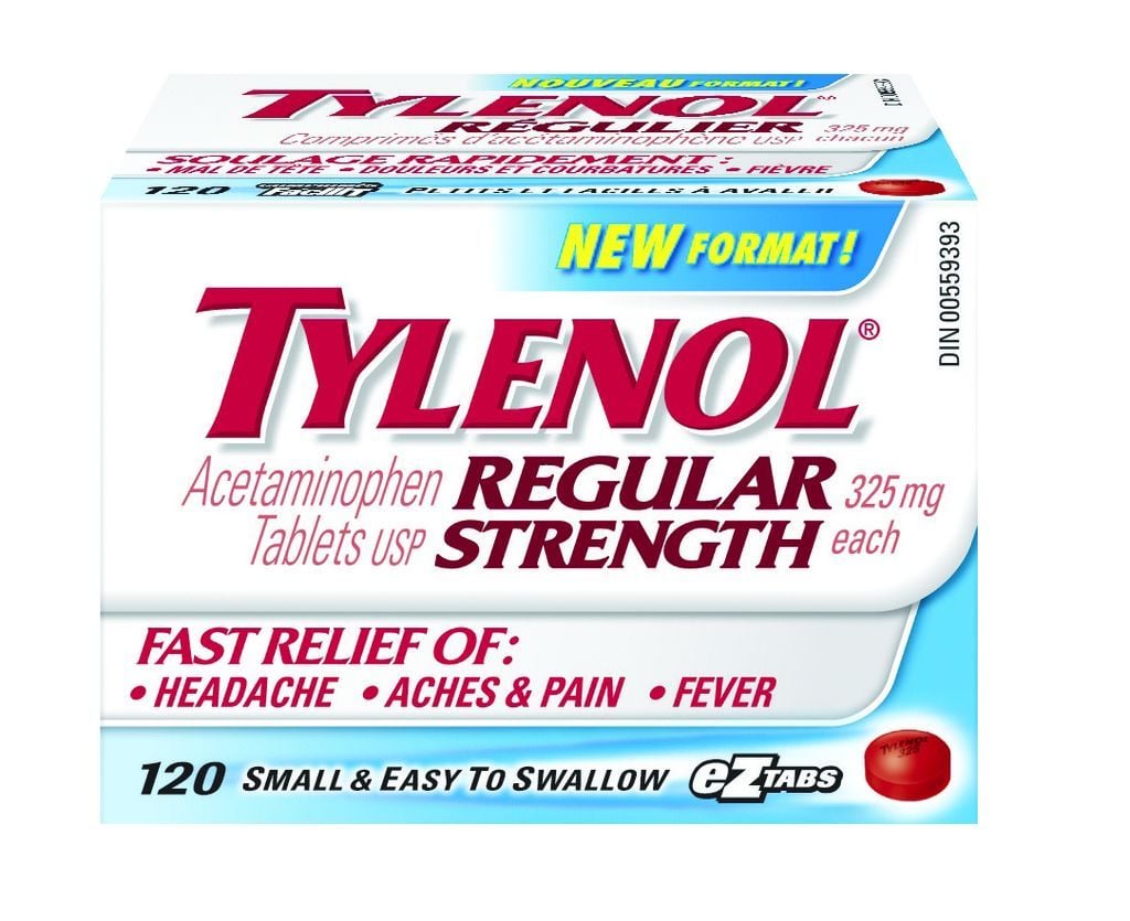 Tylenol RA£ Gulier, ComprimA£ S Facilit De 325 Mg, 120 ComprimA£ S, Paquet De 120