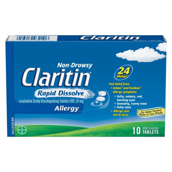 Claritin Non-drowsy Allergy Rapid Dissolve Small Pack Antihistamines