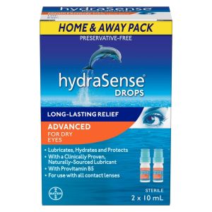 Hydrasense Advanced Eye Drops For Dry Eyes Twin Pack Eye Preparations