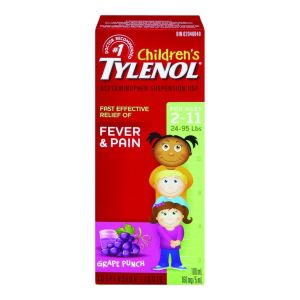 Tylenol Children's Medicine, Fever & Pain, Grape Liquid 100.0 Ml