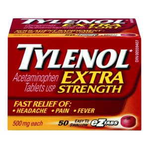 Tylenol Extra Strength (500mg) 50 Eztabs