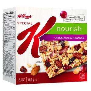 Kellogg’s Special K Nourish Cranberries and Almonds Bar, 5 Bars, 165 Gram Food & Snacks