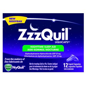Zzzquil Liquicaps Sleep-aid Analgesics