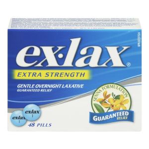 Ex-lax Gentle Overnight Laxative – Extra Strength Laxatives, Fibre and Anti-Diarrheals