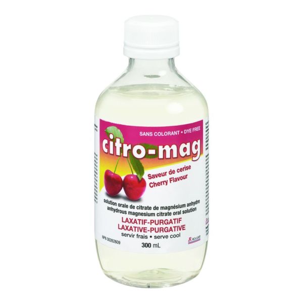 Citro-mag Cherry Solution 300ml Laxatives, Fibre and Anti-Diarrheals