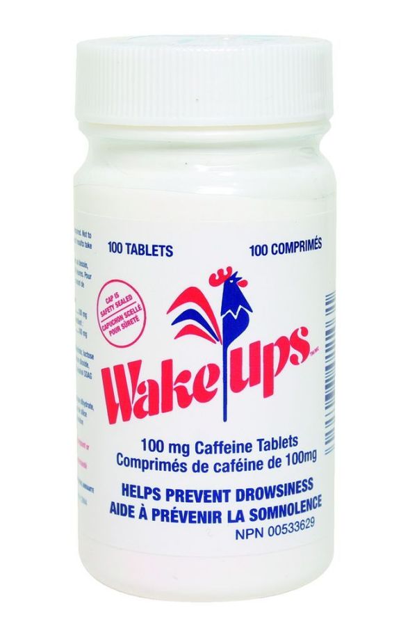 Wakeups 100mg Caffeine Tablets 100.0 Ea Stimulants